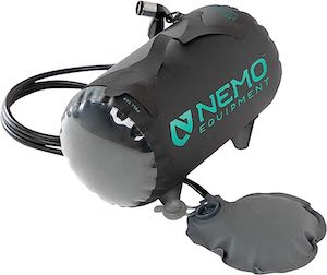 Nemo Helio Portable Pressure Camp Shower